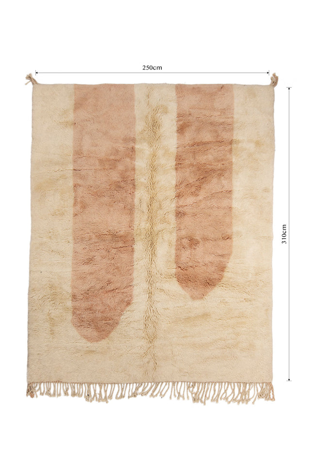 Order by Size: Moroccan Mrit Rug (Rokaya)