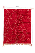 Order by Size: Moroccan Mrit Rug (Sara)