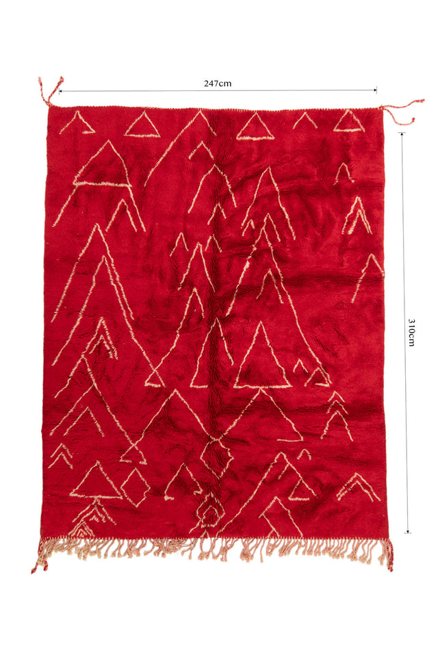 Order by Size: Moroccan Mrit Rug (Sara)