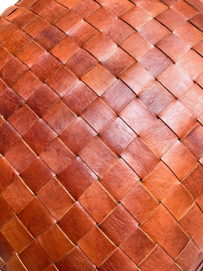 Leather Pouf Tuohi-small