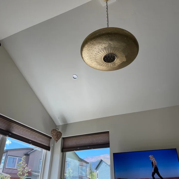 Order by Size : Moroccan Handmade Brass Ceiling Pendant Light (Firdaus)