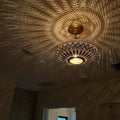 Order by Size : Moroccan Handmade Brass Ceiling Pendant Light (Sadiya)