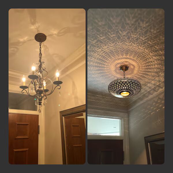 Order by Size : Moroccan Handmade Brass Ceiling Pendant Light (Sadiya)