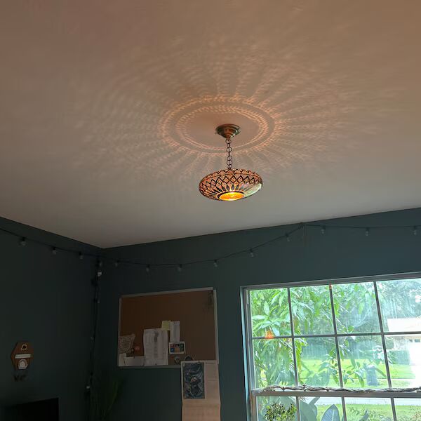 Order by Size : Moroccan Handmade Brass Ceiling Pendant Light (Sadiya)