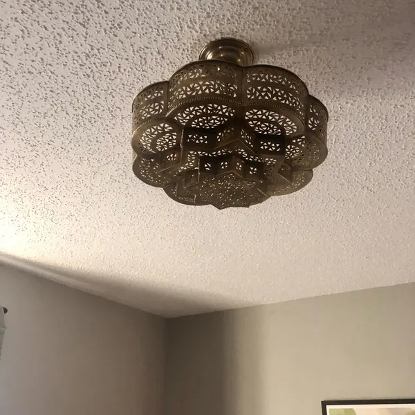 Order by Size : Moroccan Handmade Brass Ceiling Pendant Light (Ulfah)