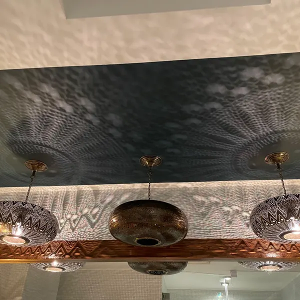 Order by Size : Moroccan Handmade Brass Ceiling Pendant Light (Tahira)