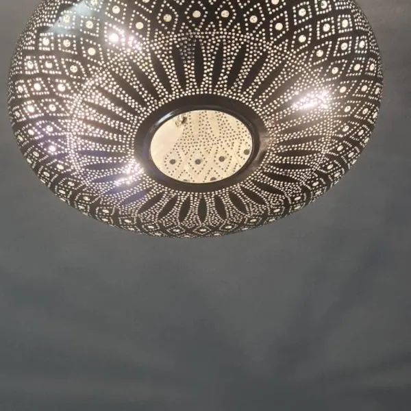 Order by Size : Moroccan Handmade Brass Ceiling Pendant Light (Maysaa)