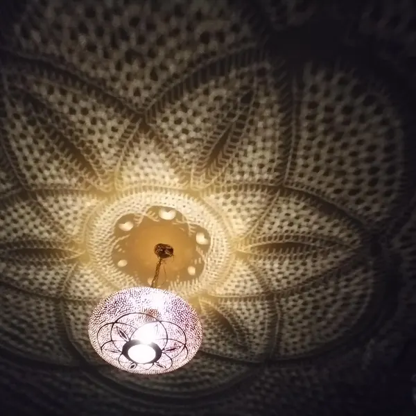 Order by Size : Moroccan handmade brass Ceiling pendant light  ( Najwa )
