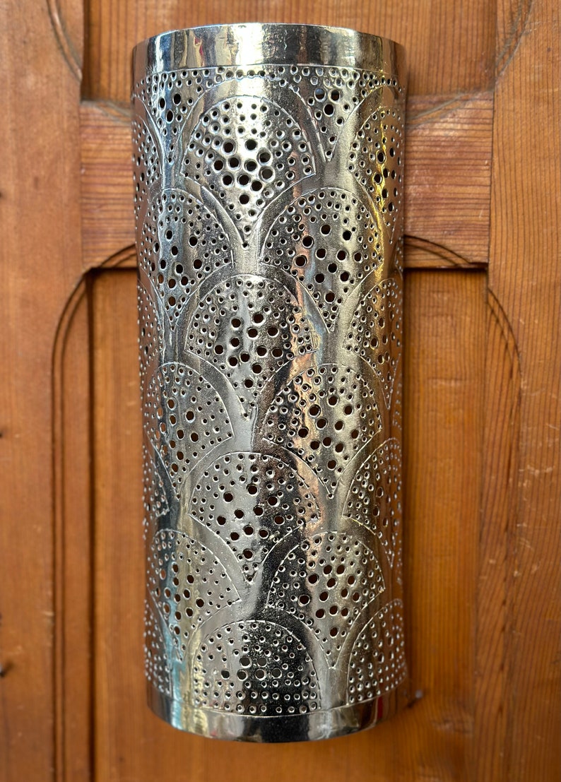 Order by Size : Moroccan handmade sconce brass wall light  (Ranya)