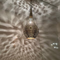 Order by Size : Moroccan Handmade Brass Ceiling Pendant Light (Jawah)
