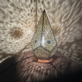 Moroccan Handmade Brass Table Lamp (Lana)