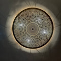Order by Size : Moroccan handmade brass round wall light lamp ( Taourirt)