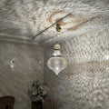 Moroccan Handmade Brass Ceiling Pendant Light (Afara)