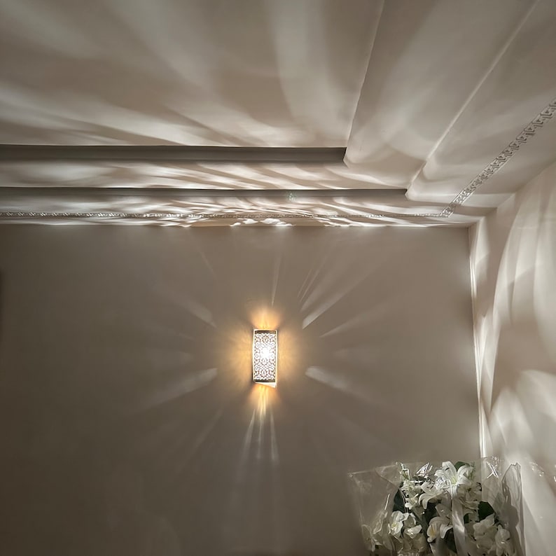 Order by Size : Moroccan handmade sconce brass wall light  ( Noora )