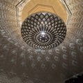 Order by Size : Moroccan Handmade Brass Ceiling Pendant Light (Naeema)