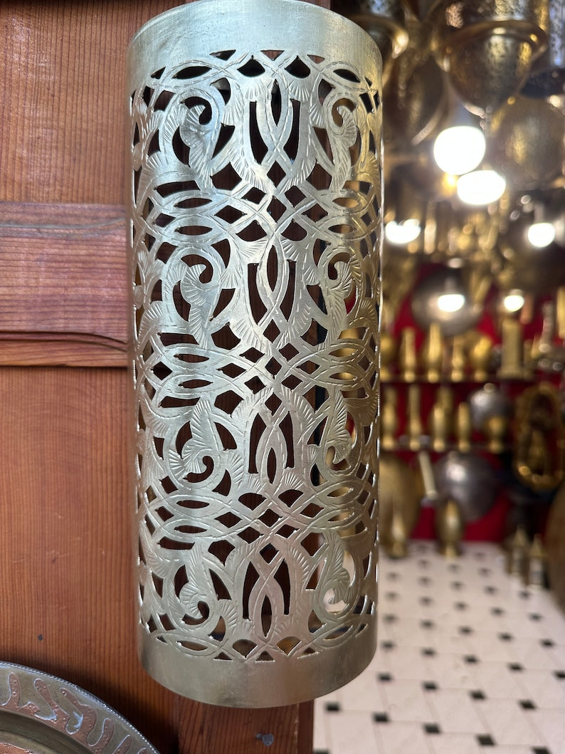 Order by Size : Moroccan handmade sconce brass wall light  ( Noora )