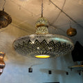 Order by Size : Moroccan Handmade Brass Ceiling Pendant Light (Rasha)
