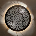 Order by Size : Moroccan handmade brass round wall light lamp ( casablanca)