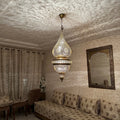 Order by Size : Moroccan Handmade Brass Ceiling Pendant Light (Laytmas)