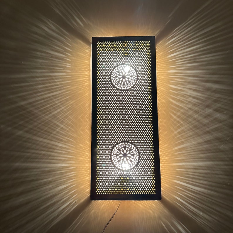 Order by Size : Moroccan handmade sconce brass wall light (Lamia)