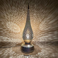 Order by Size : Moroccan Handmade Brass Table Lamp (Lulu)