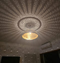 Order by Size : Moroccan Handmade Brass Ceiling Pendant Light (Basma)