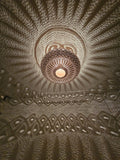 Order by Size : Moroccan Handmade Brass Ceiling Pendant Light (Tahira)