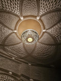 Order by Size : Moroccan Handmade Brass Ceiling Pendant Light (Hooriya)