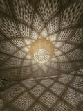 Order by Size : Moroccan Handmade Brass Ceiling Pendant Light (Lubna)