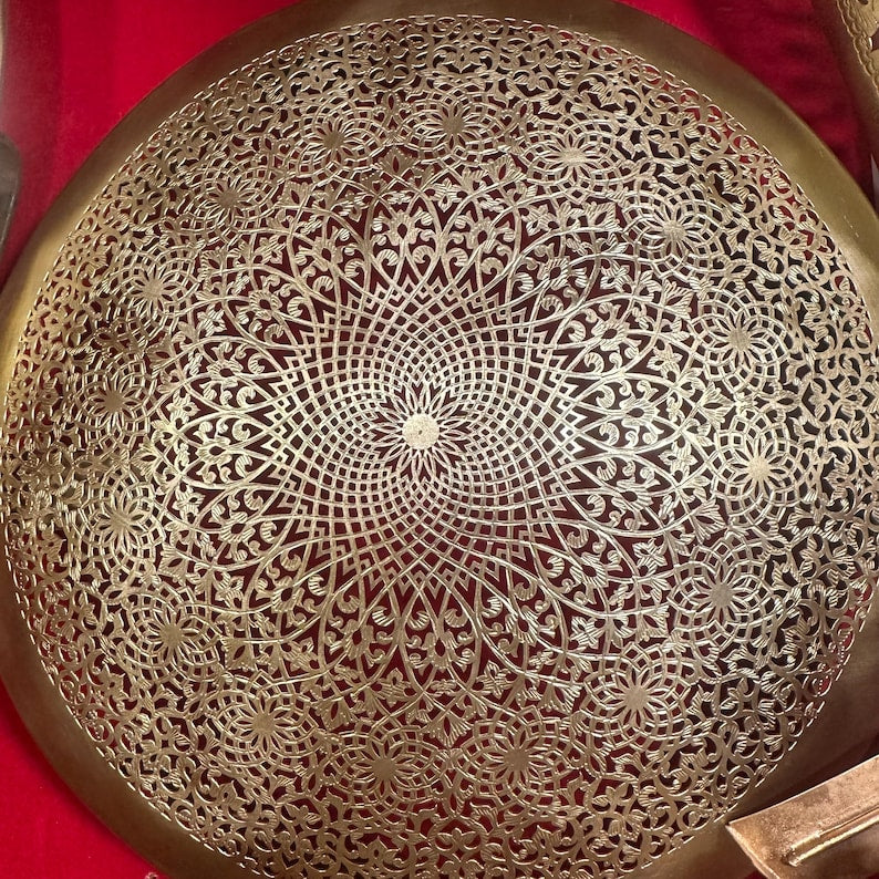 Order by Size : Moroccan handmade brass round wall light lamp ( Taourirt)
