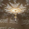 Order by Size : Moroccan Handmade Brass Ceiling Pendant Light (Iṭṭu)