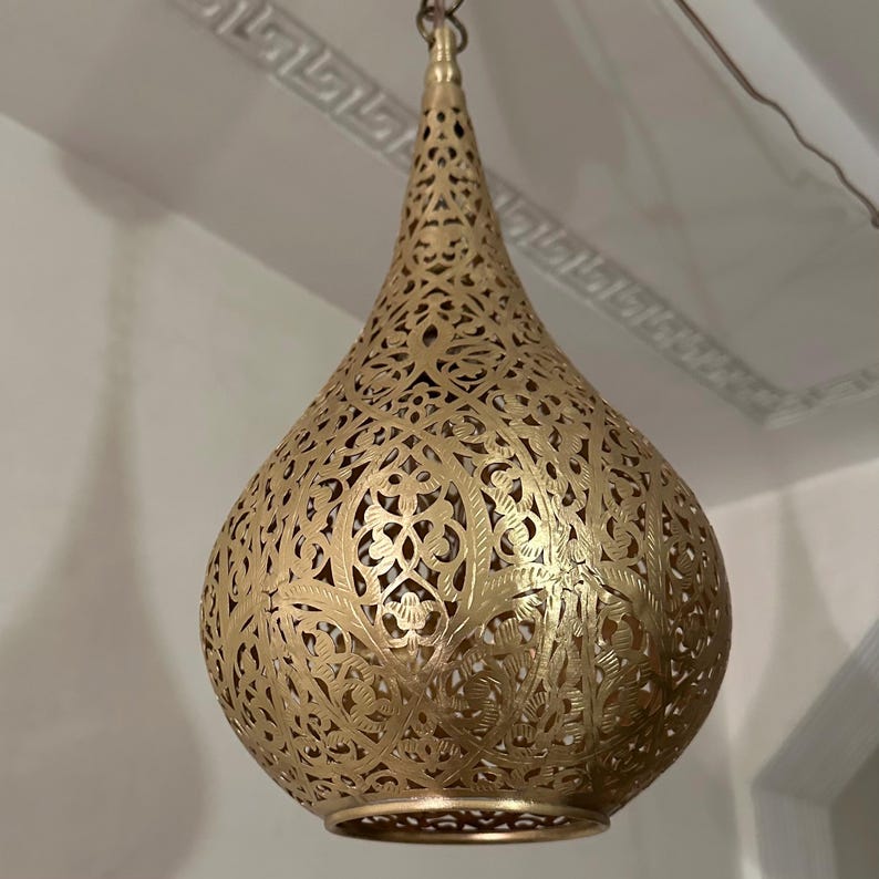 Moroccan handmade sconce brass wall light (Liyana)
