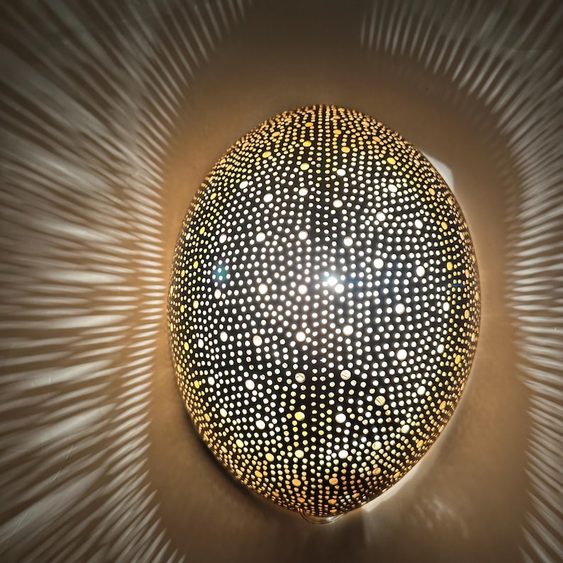 Moroccan handmade sconce brass wall light (arfoud)