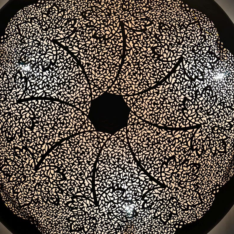 Order by Size : Moroccan handmade brass round wall light lamp ( Rabat)