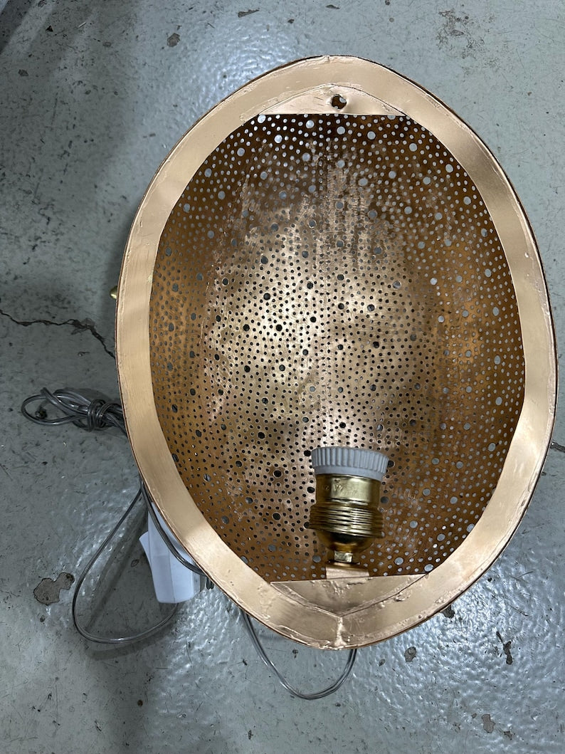 Moroccan handmade sconce brass wall light (arfoud)