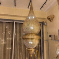 Moroccan Handmade Brass Ceiling Pendant Light (Hita)