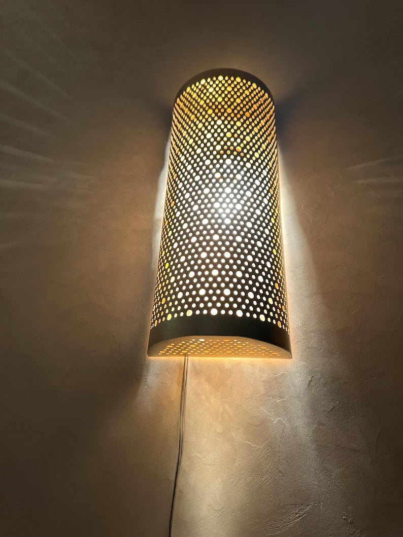 Order by Size : Moroccan handmade sconce brass wall light  ( Lamees )