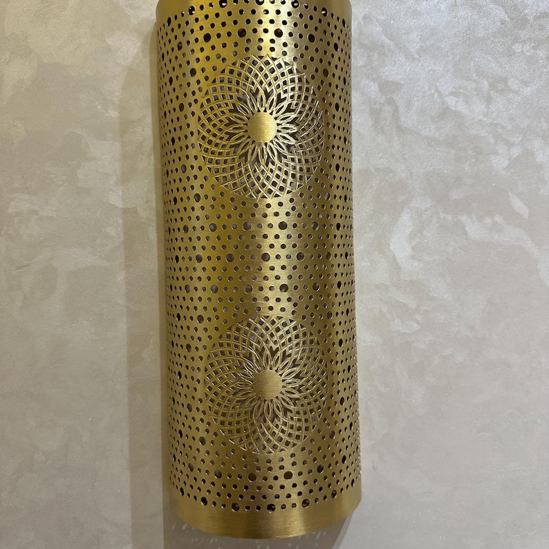 Order by Size : Moroccan handmade sconce brass wall light  ( Talia )