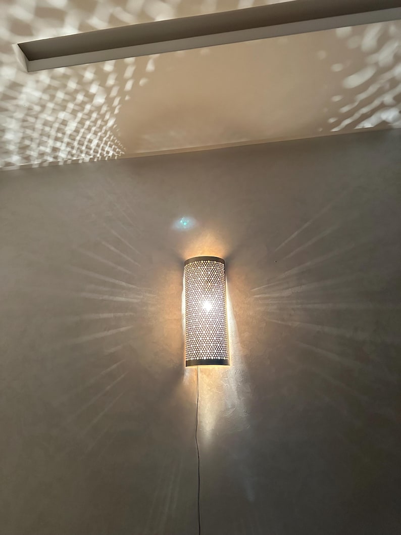 Order by Size : Moroccan handmade sconce brass wall light  ( Lamees )