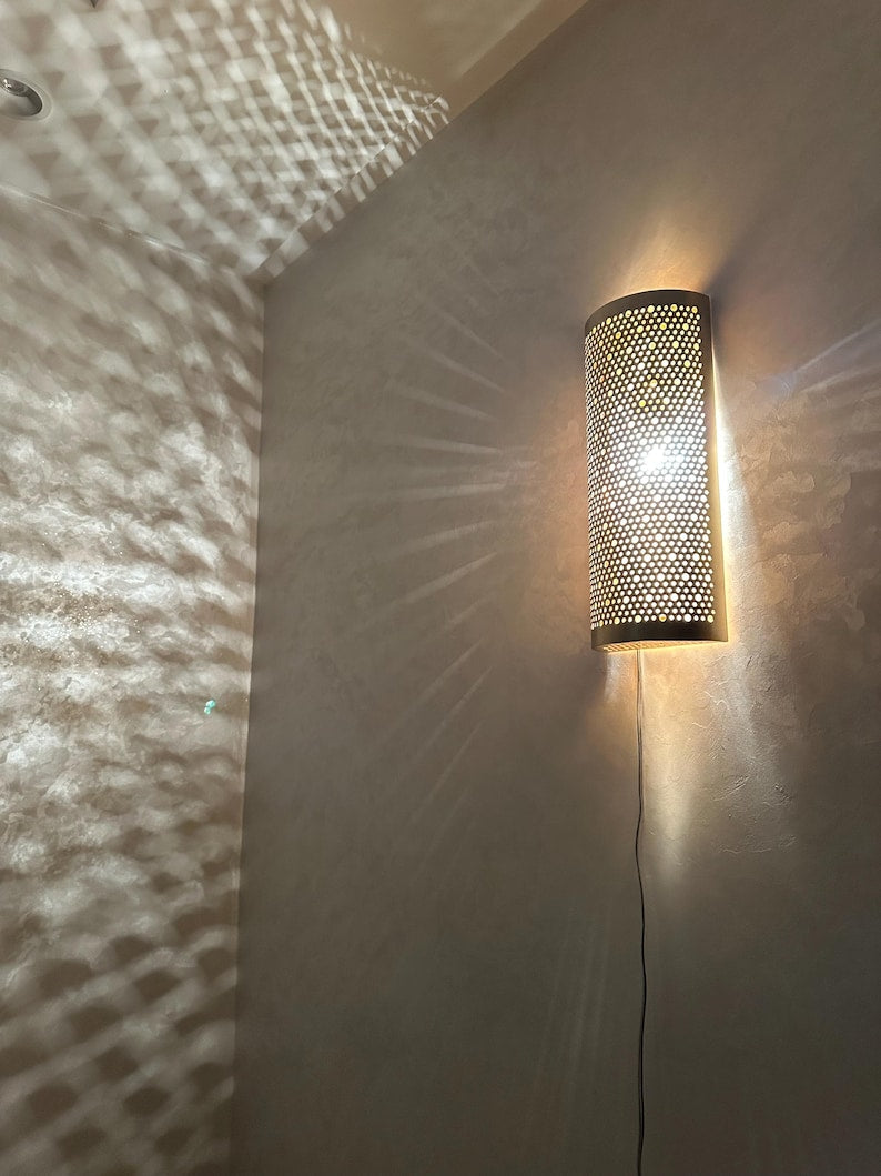 Order by Size : Moroccan handmade sconce brass wall light  ( Lamees )