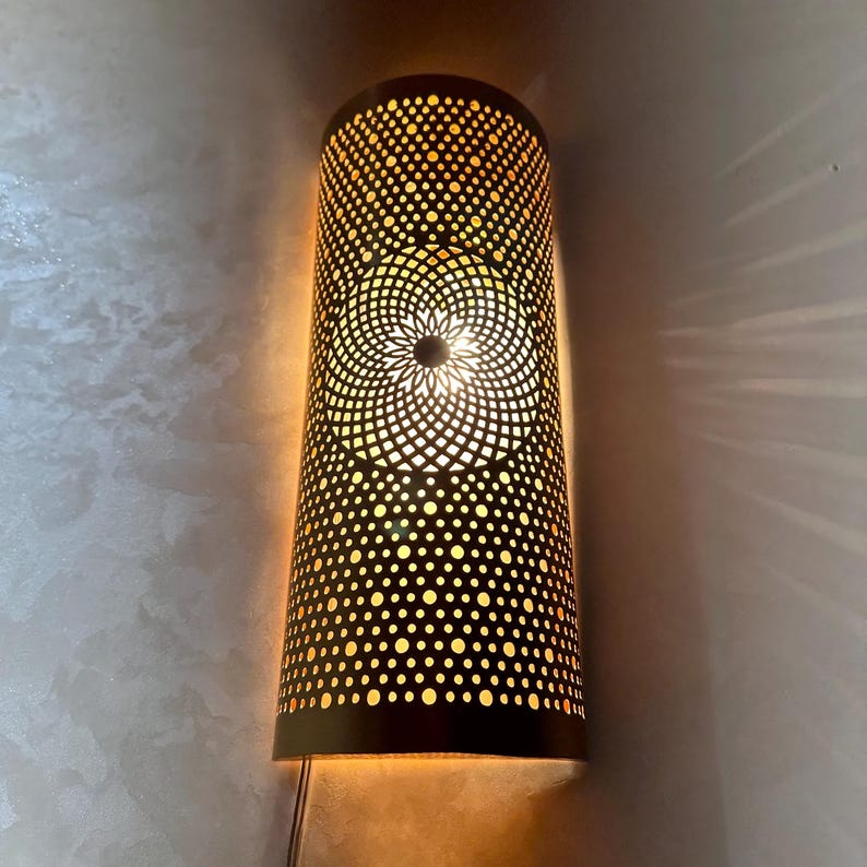Order by Size : Moroccan handmade sconce brass wall light  (Nayla )