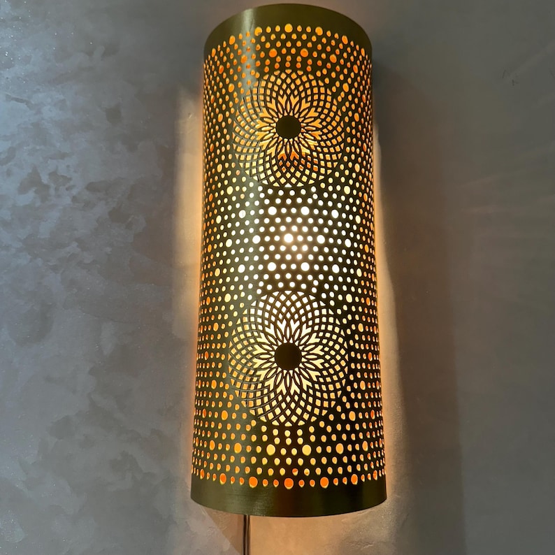 Order by Size : Moroccan handmade sconce brass wall light  ( Talia )