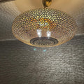 Order by Size : Moroccan Handmade Brass Ceiling Pendant Light (Arisha)