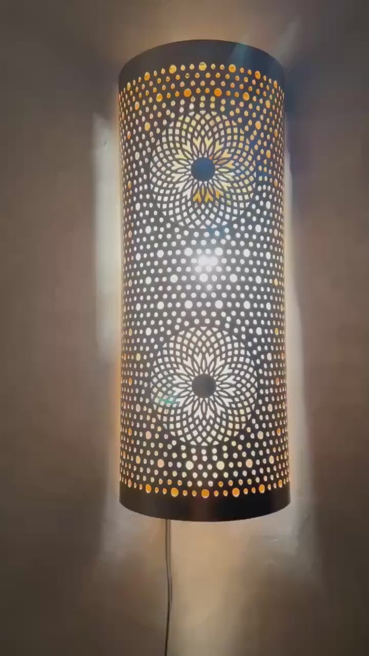 Order by Size : Moroccan handmade sconce brass wall light  ( Talia )