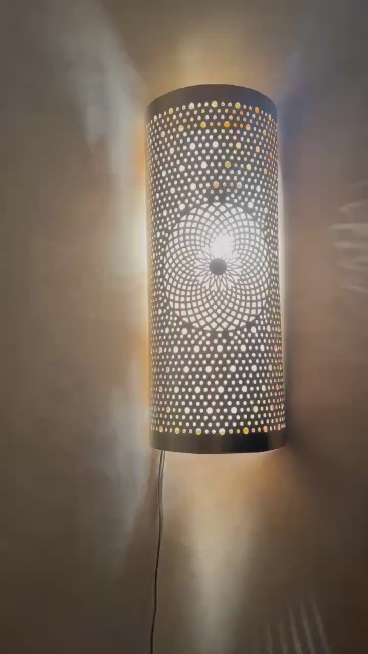 Order by Size : Moroccan handmade sconce brass wall light  (Nayla )